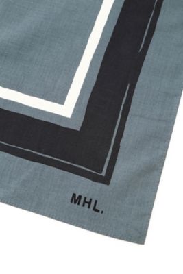 ＭＨＬ．＞スカーフ ＭＨＬ ＰＲＩＮＴＥＤ ＢＯＲＤＥＲ ＳＣＡＲＦ 